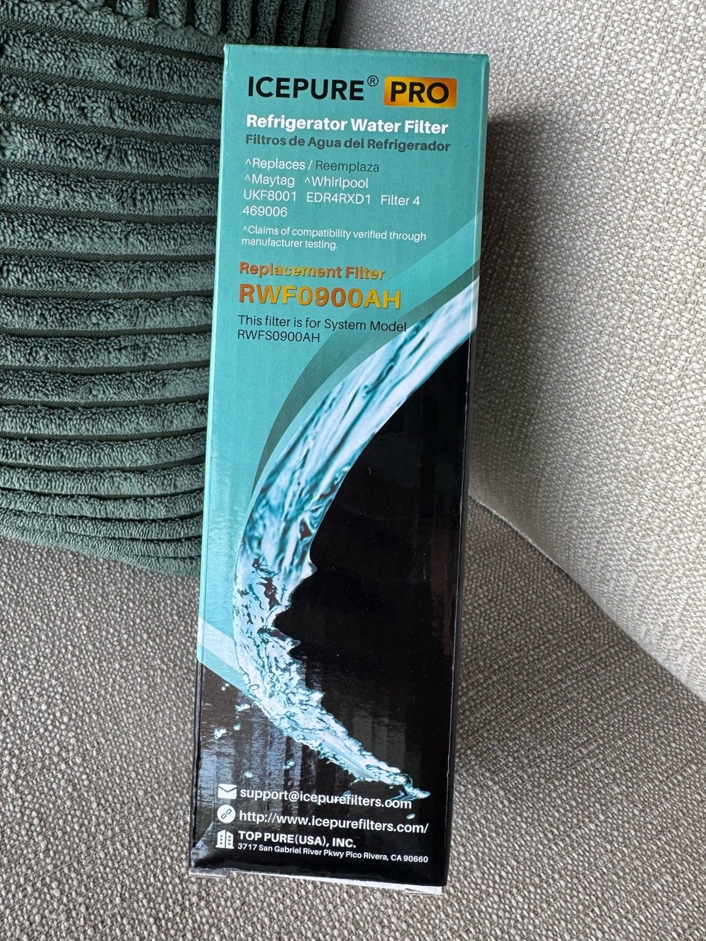 ICEPURE PRO RWF0900AH Water Filter UKF8001 EDR4RXD1 Filter 4 NEW
